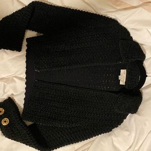 ST. JOHN knit black jacket by Marie gray